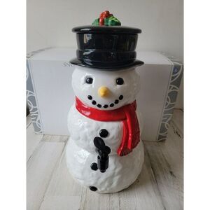 Dept 56 43217 Snowman Cider Server xmas figure